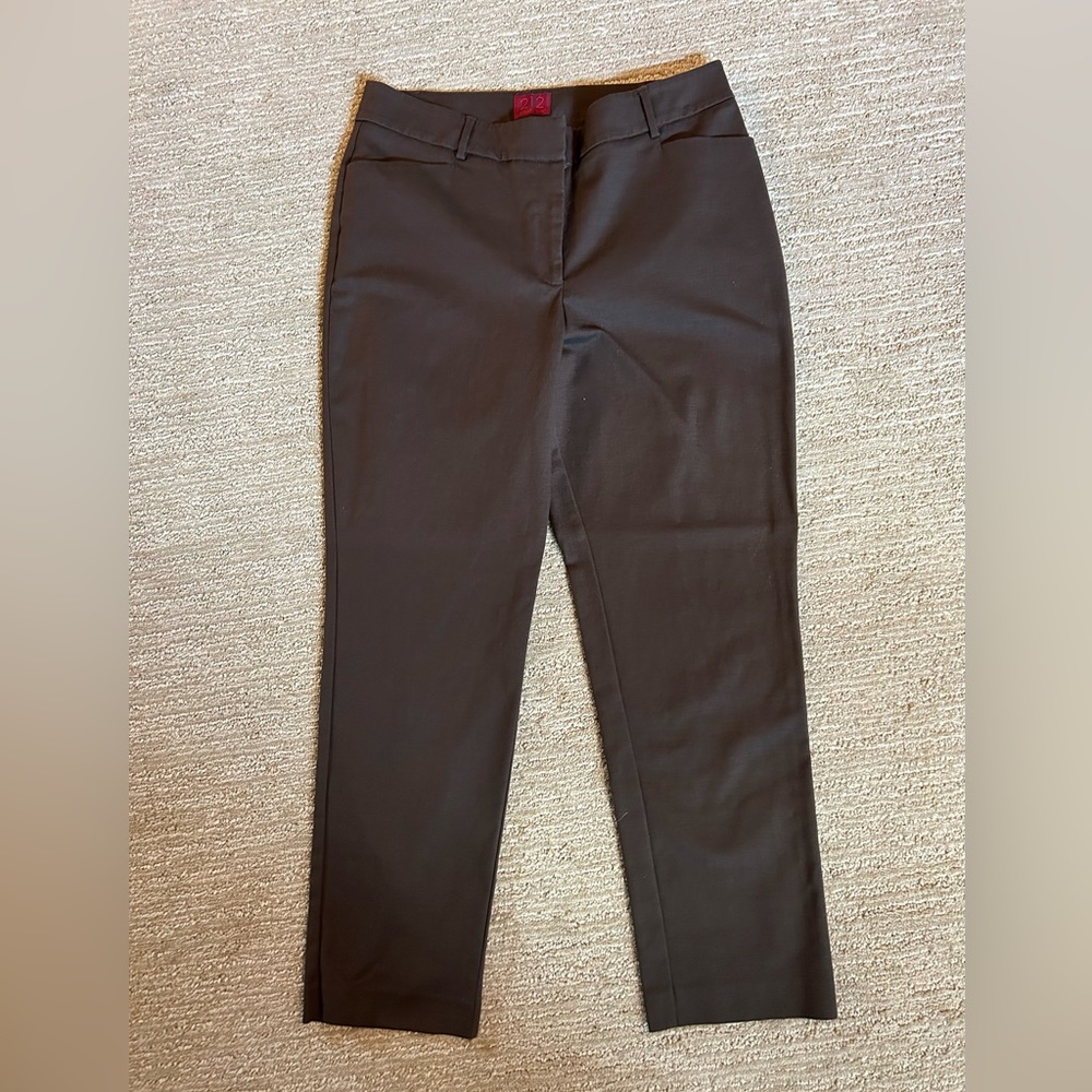 Brown straight leg pant